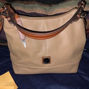 Dooney pebble leather Hobo - Desert